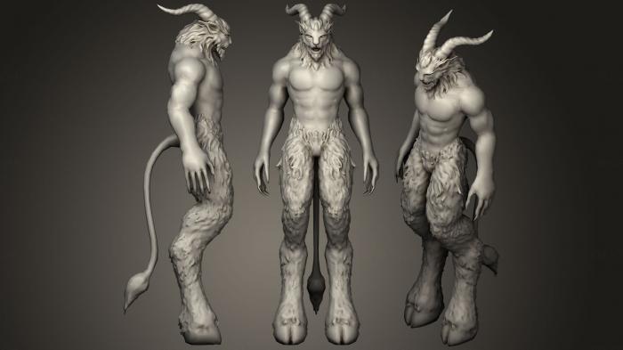 Figurines heroes, monsters and demons - STKM_0705 - 3D model for